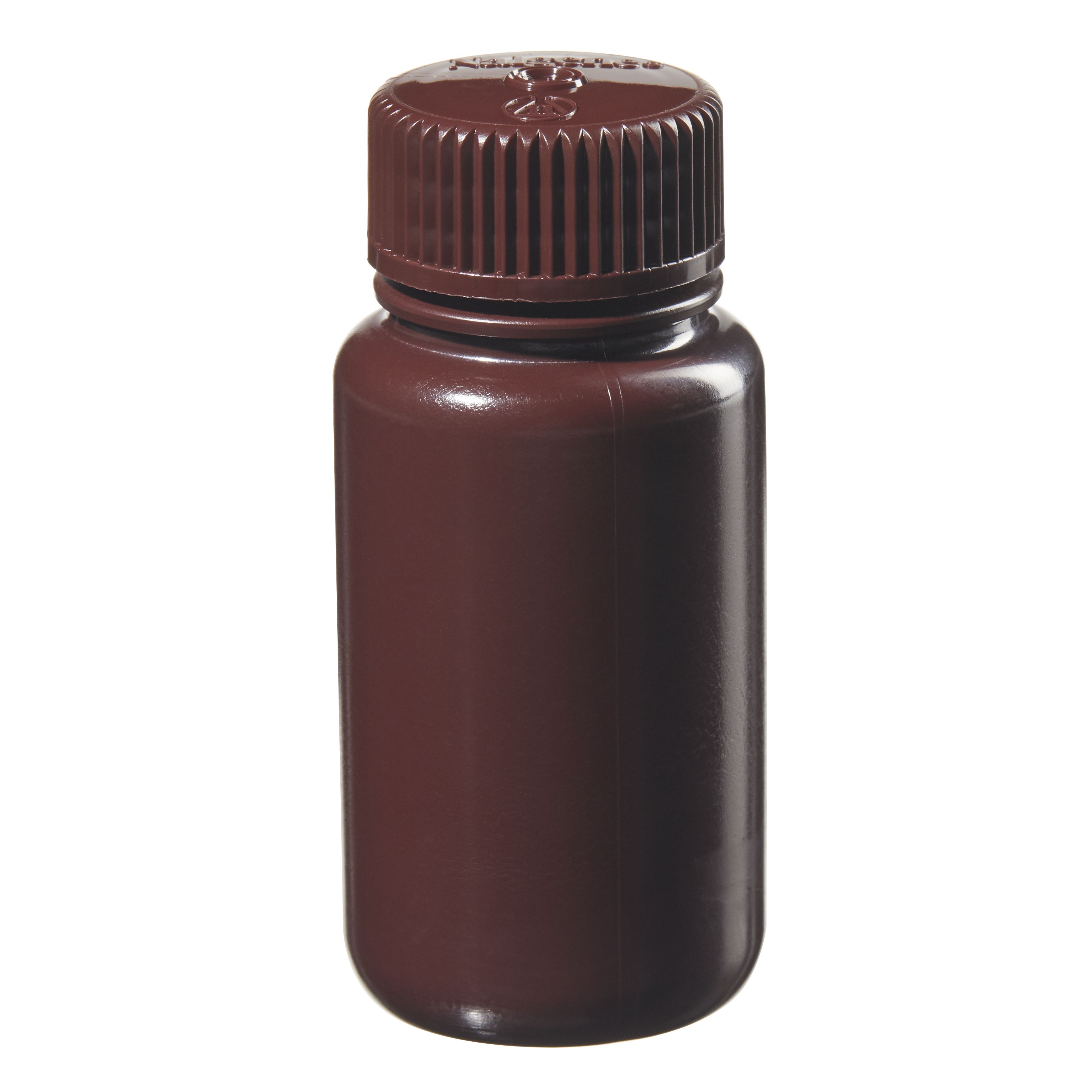 [Thermo Nalgene] 2106-0002 / 60mL Nalgene Wide-Mouth Lab Quality Amber HDPE Bottle